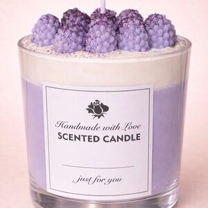 Handmade Scented Candle - Purple